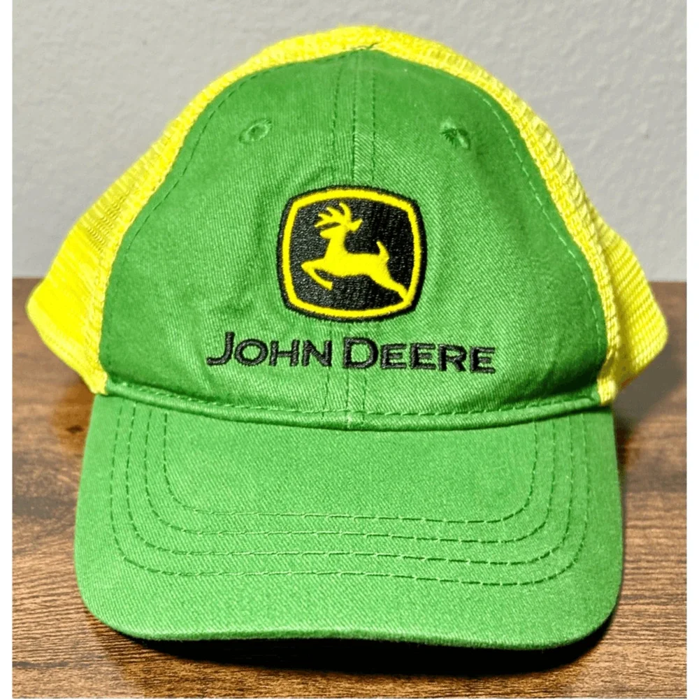 John Deere Toddler Tractors Farm Green & Yellow SnapBack Hat